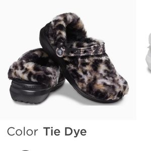 Leopard Fur Sure Crocs